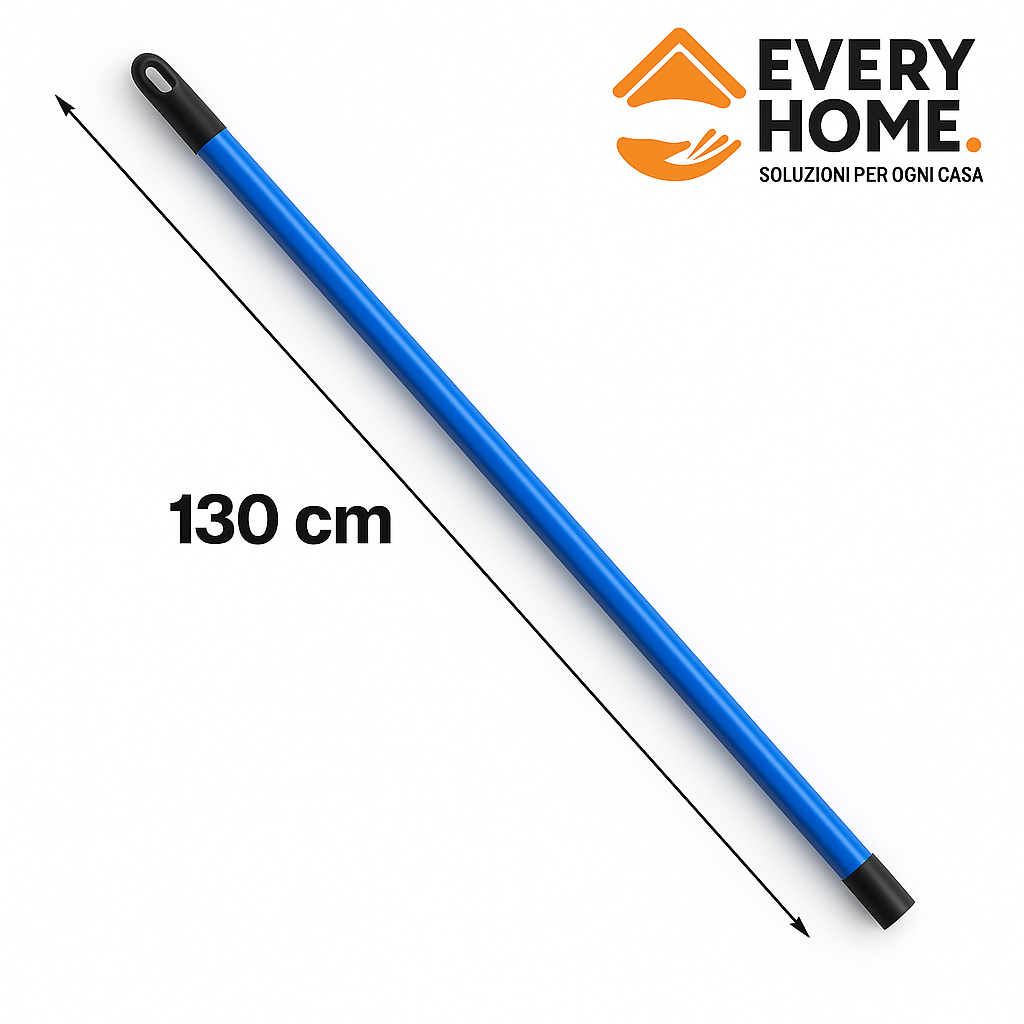 Immagine Manico fisso cm 130 * 21mm blu