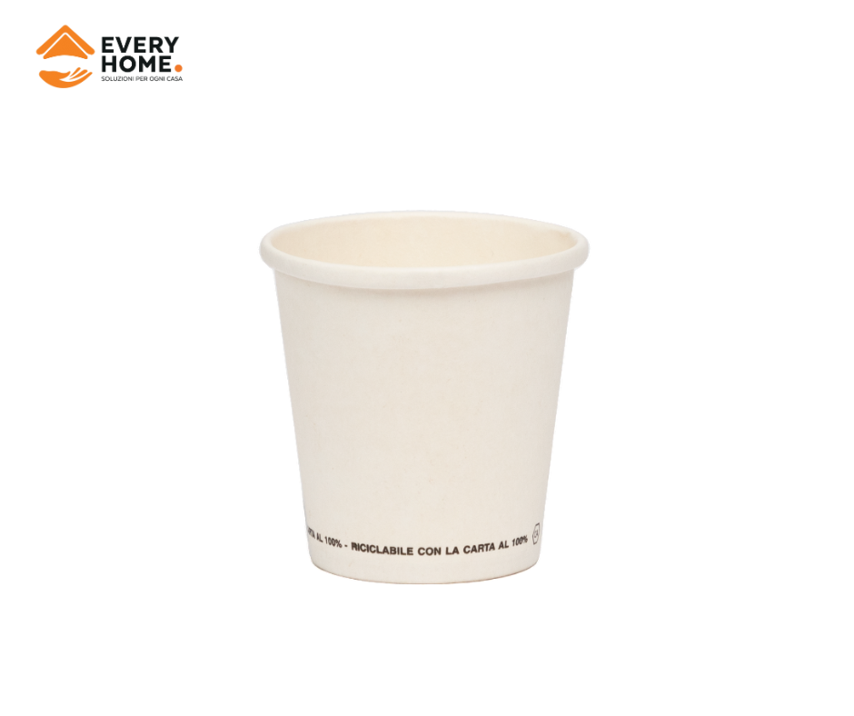 Immagine Bicchieri carta 90 ml bianchi conf. 50 pz