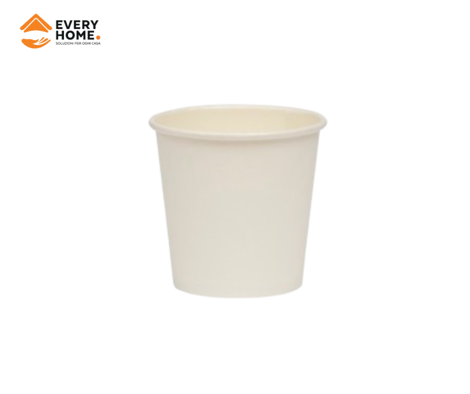 Immagine Bicchieri carta 120 ml bianchi conf. 50 pz