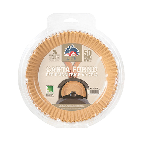 Immagine Carta forno friggitrice ad aria Ø 20 cm conf. 50 pz