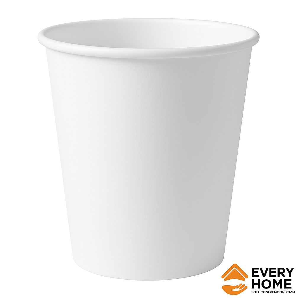 Immagine Bicchieri carta 180 ml bianchi conf. 50 pz