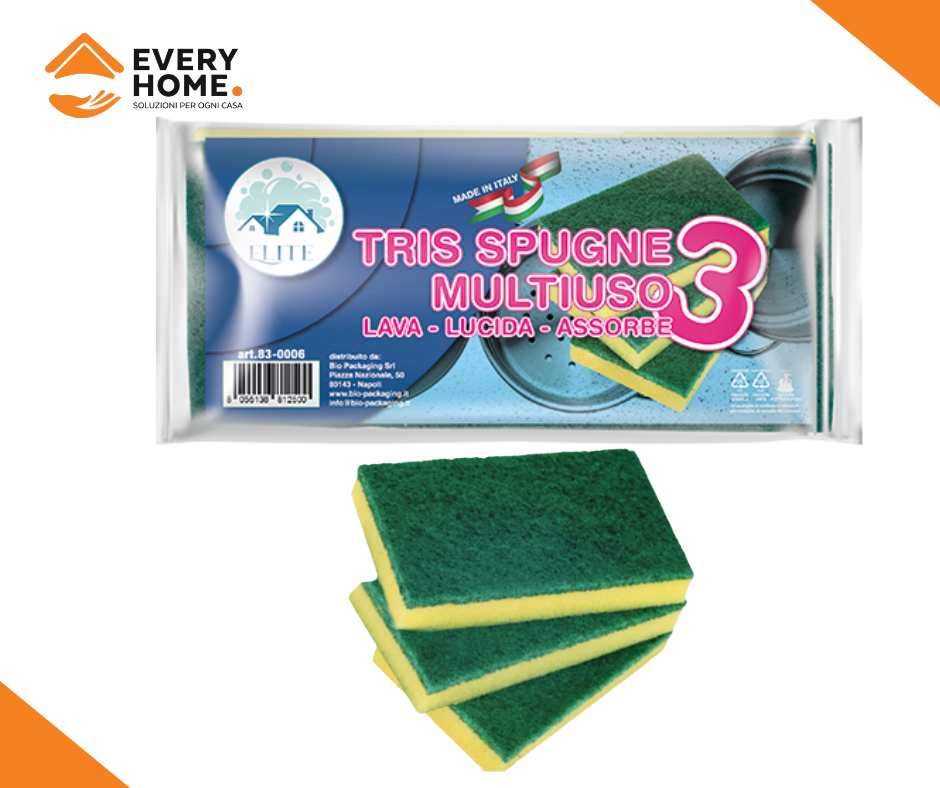 Immagine Tris spugne multiuso