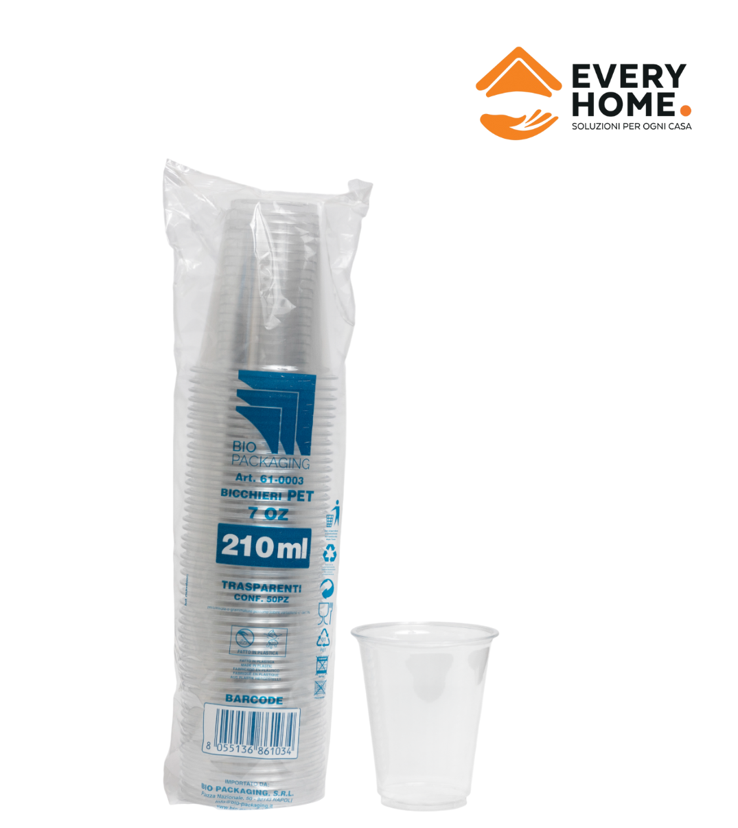 Immagine Bicchieri pet 210ml/7oz