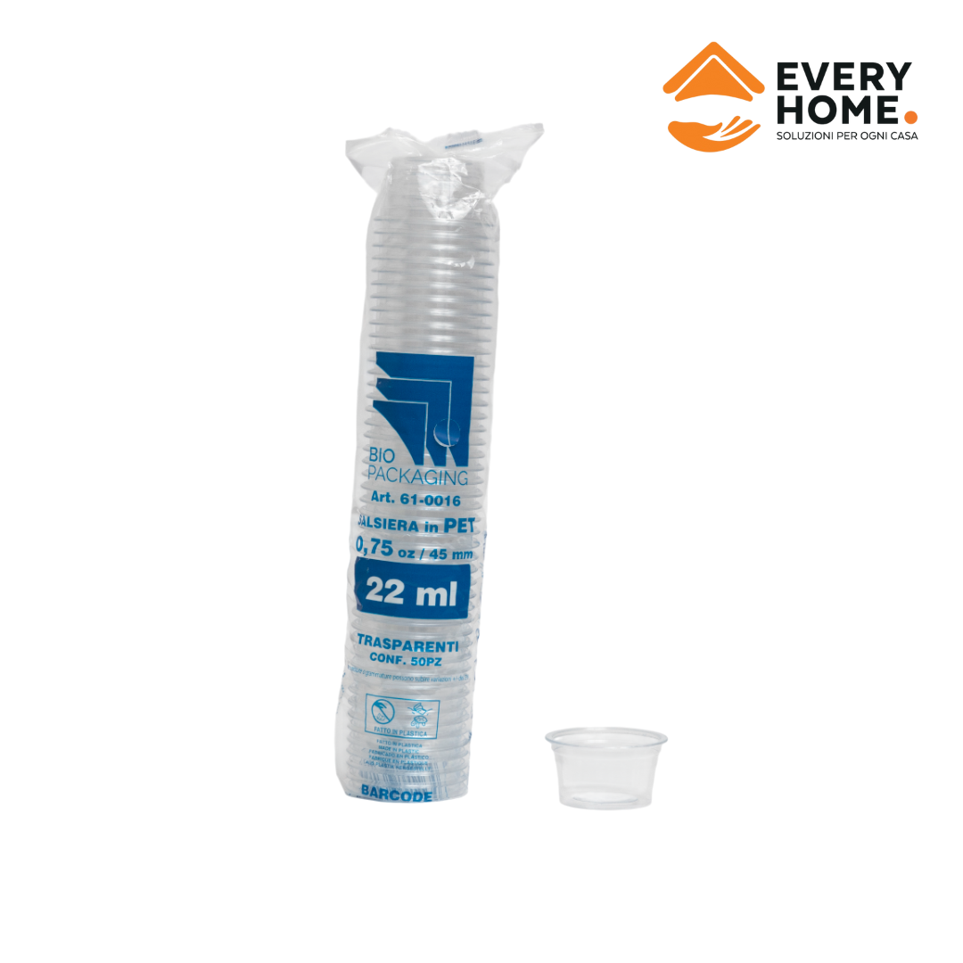 Immagine Salsiera pet diametro 45 mm - capacita' 22 ml